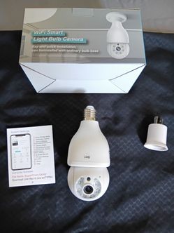 WiFi Smart Light Bulb Camera