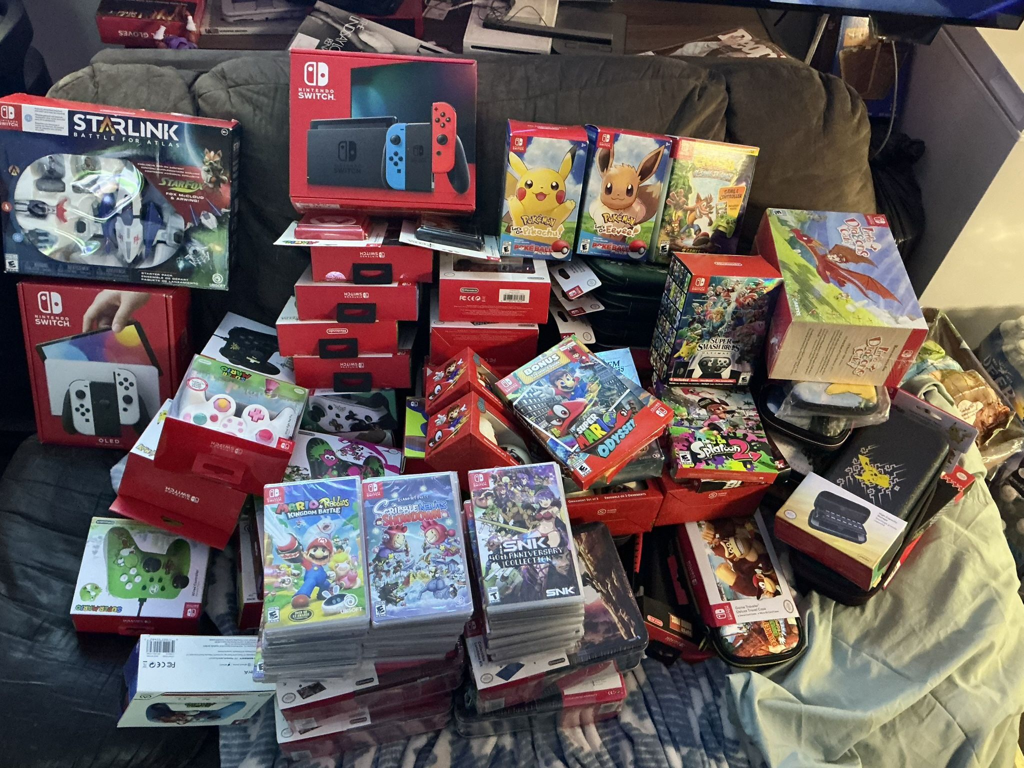 Nintendo switch ultimate edition collection all sealed TRADES ARE WELCOMED OR BEST OFFER