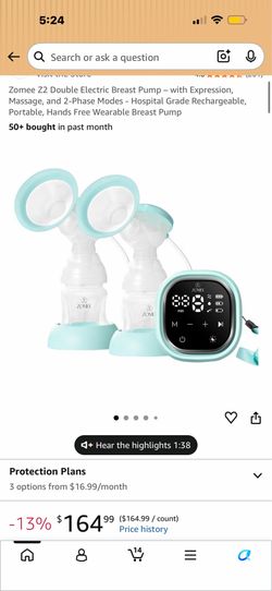 ZOMEE double electric breast pump