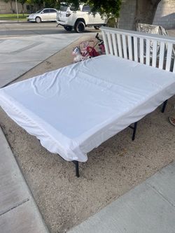 Mattress with Metal Bed Frame