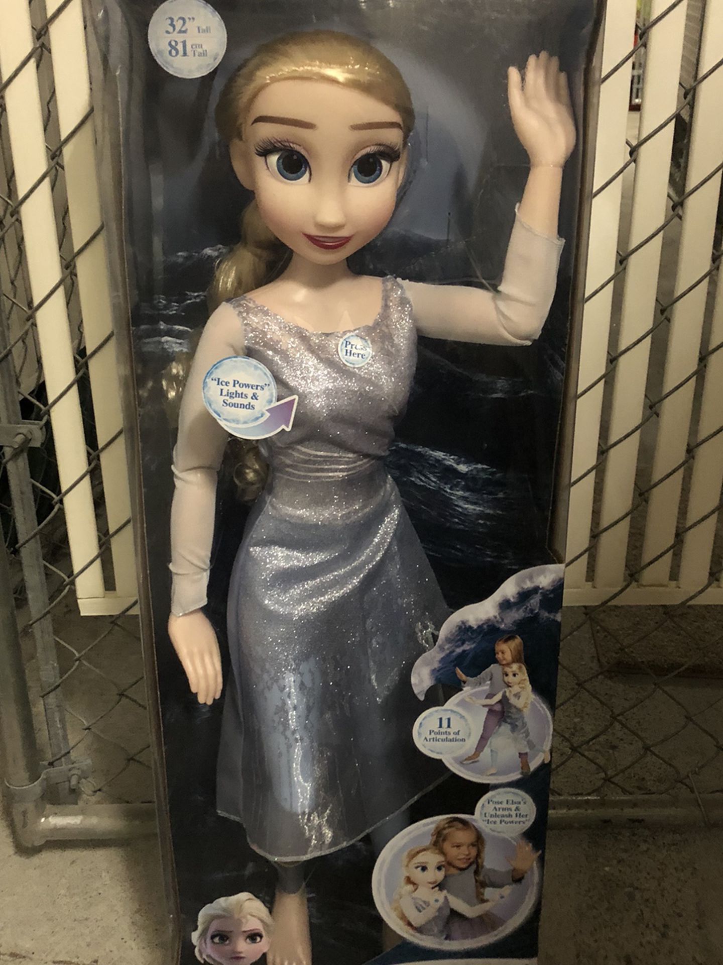 Frozen 2 Ice Powers Playdate Elsa 32” Tall