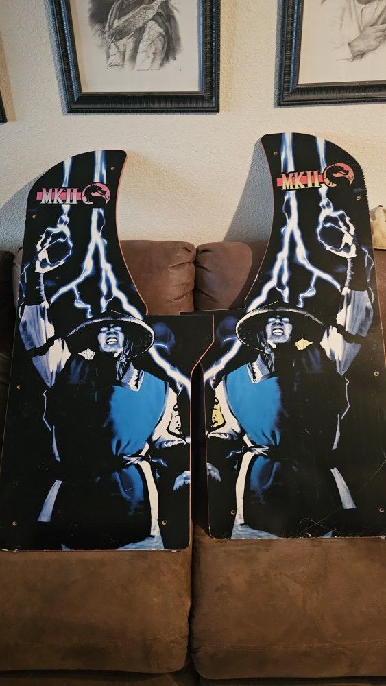 Mortal Kombat II Arcade 1up Side Panels