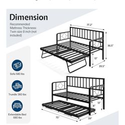 Twin Bed Frame 