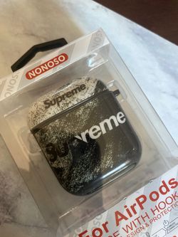 AirPods case w hook supreme compatible w 2nd generation $15