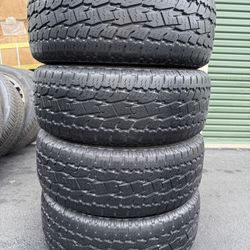 (4) 265/65R17 Toyo All Terrain 