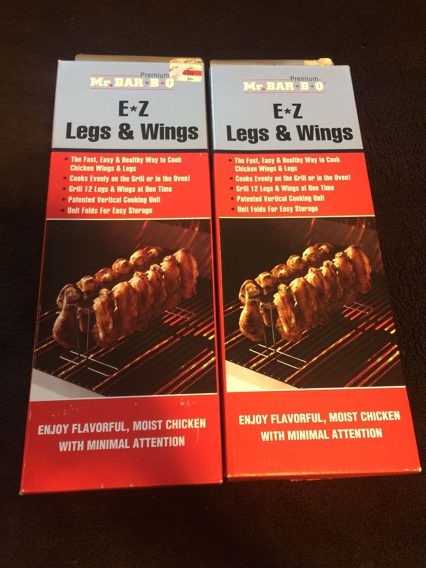 BBQ legs and wings grill
