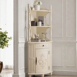 Corner Bookshelf Elegant Storage