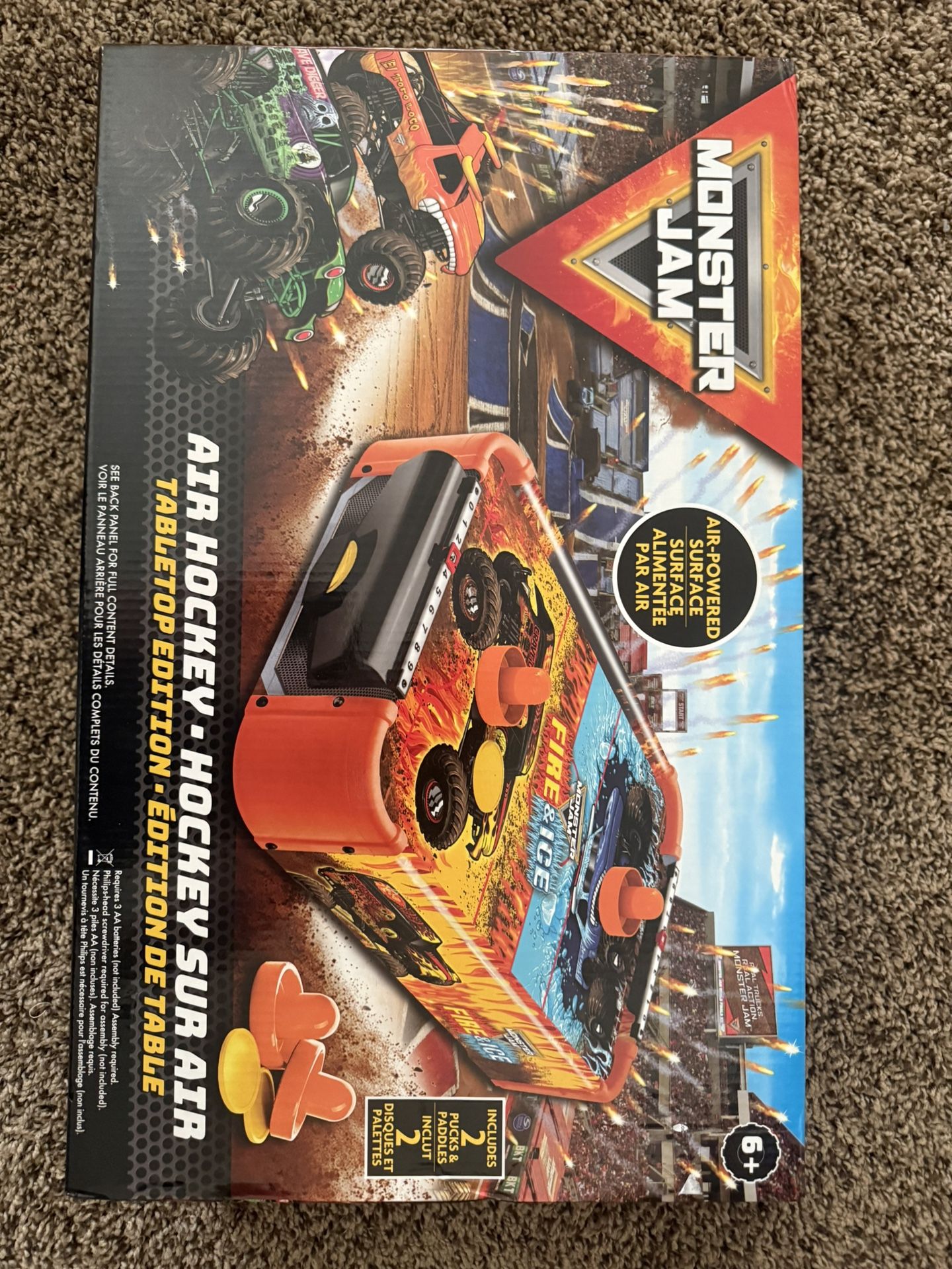 Monster Jam Air Hockey Table