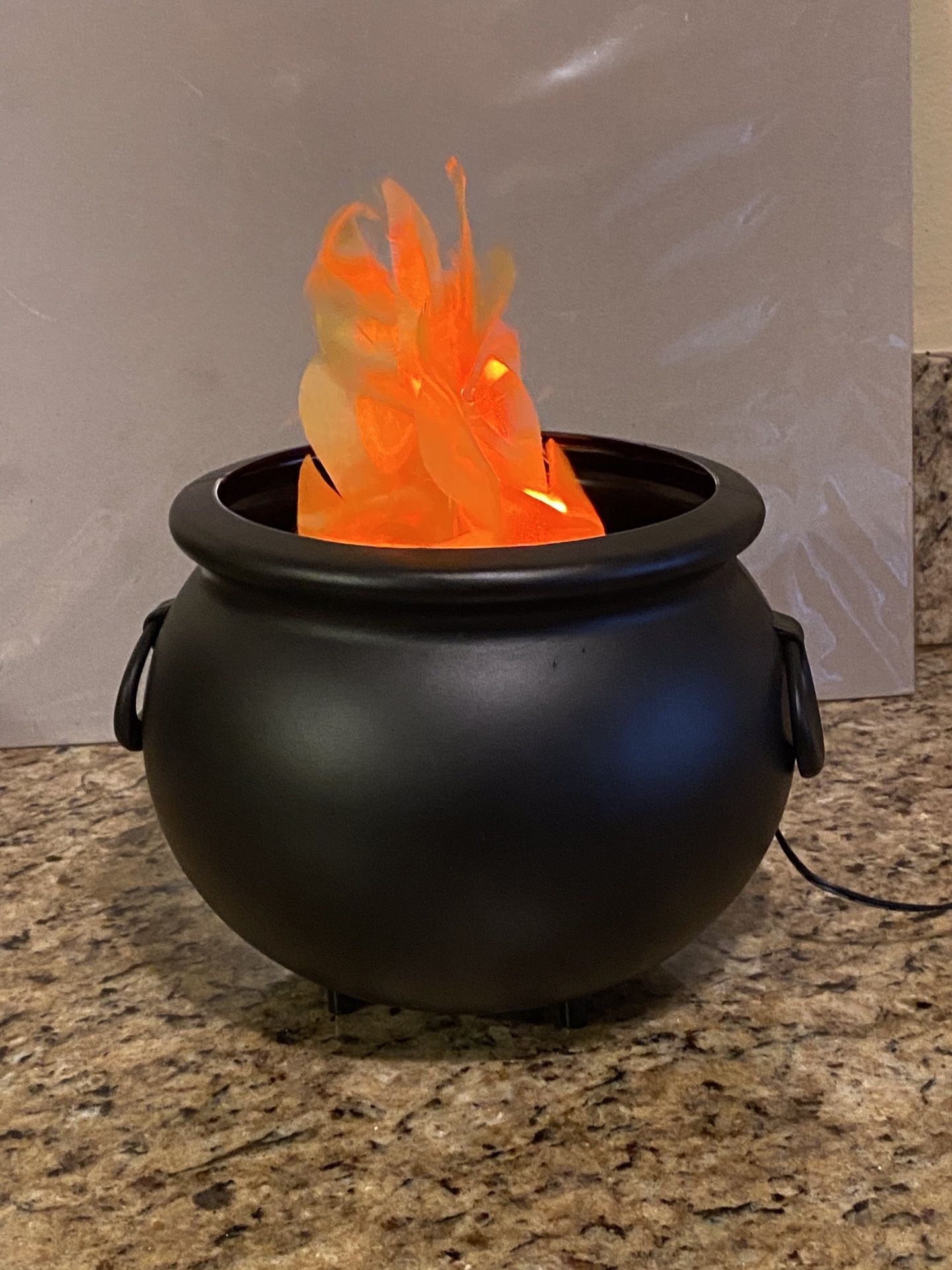 Flaming caldron