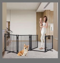 Freestanding pet gate