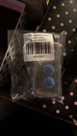 1/2in Turquoise Rose Plugs