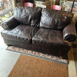 Leather Loveseat! 