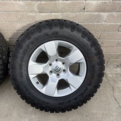 Goodyear Wrangler Duratrac 275/70R18 Tires and Wheels