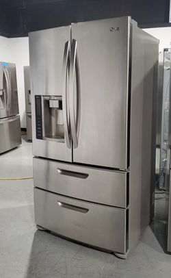 LG 4-Door Stainless Steel Refrigerator Fridge
