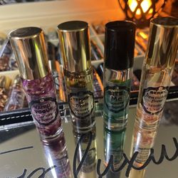 Halloween Perfume Oil Set (4) 10ml – Vamp Vogue, Tricks or Treats, Bite Me, Berry Bewitching  Limited Halloween collection of four alcohol-free, long-