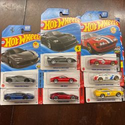 hotwheels Ferrari lot of 8