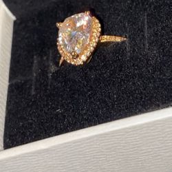 Teardrop Ring & Ear Rings