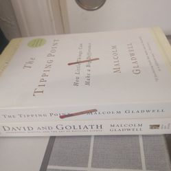 Book, Malcolm Gladwell, David And Goliath, The Tipping point