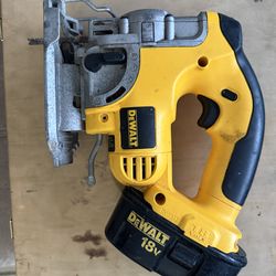 Dewalt 18 v jigsaw +batterry