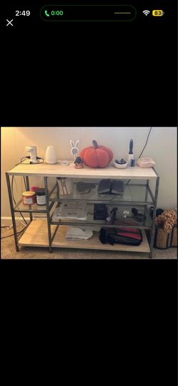 Like new Console Table  Extremely Glass(Campbell San Jose area)