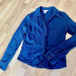 Abercrombie & Fitch Shirt With Ruffle Closing 