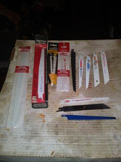 NEW WOOD SAWZALL BLADES ALL R IN GOOD CONDITION