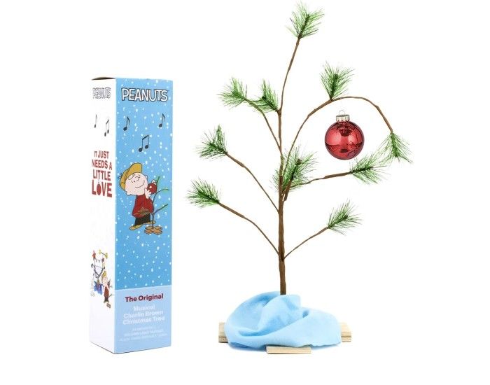 PRODUCTWORKS 24-Inch Peanuts Charlie Brown Musical Christmas Tree with Linus Blanket *new in box*