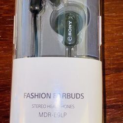 SONY Fashion Earbuds MDR-E9LP