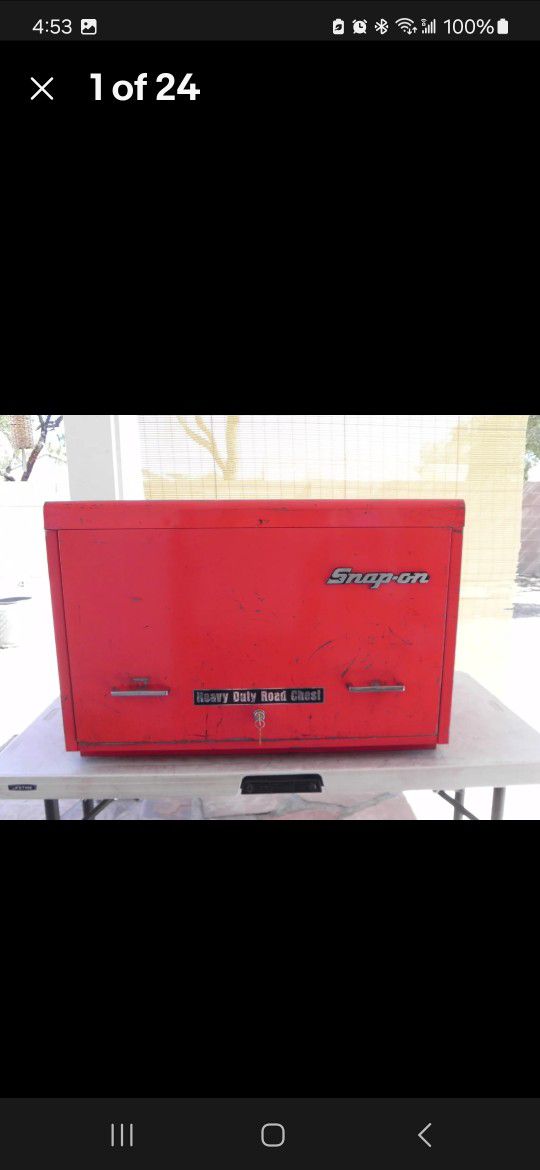 Snap ON Heavy Duty Road Chest 10 Drawer Cabinet Toolbox R..