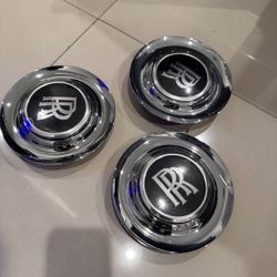 Rolls Royce floating Center Caps 