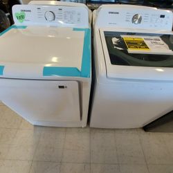 Samsung Top Load Washer And Electric Dryer Set New Scratch And Dents With 6month's Warranty 