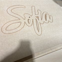 wood Custom Names  / Nombres Personalizados en madera