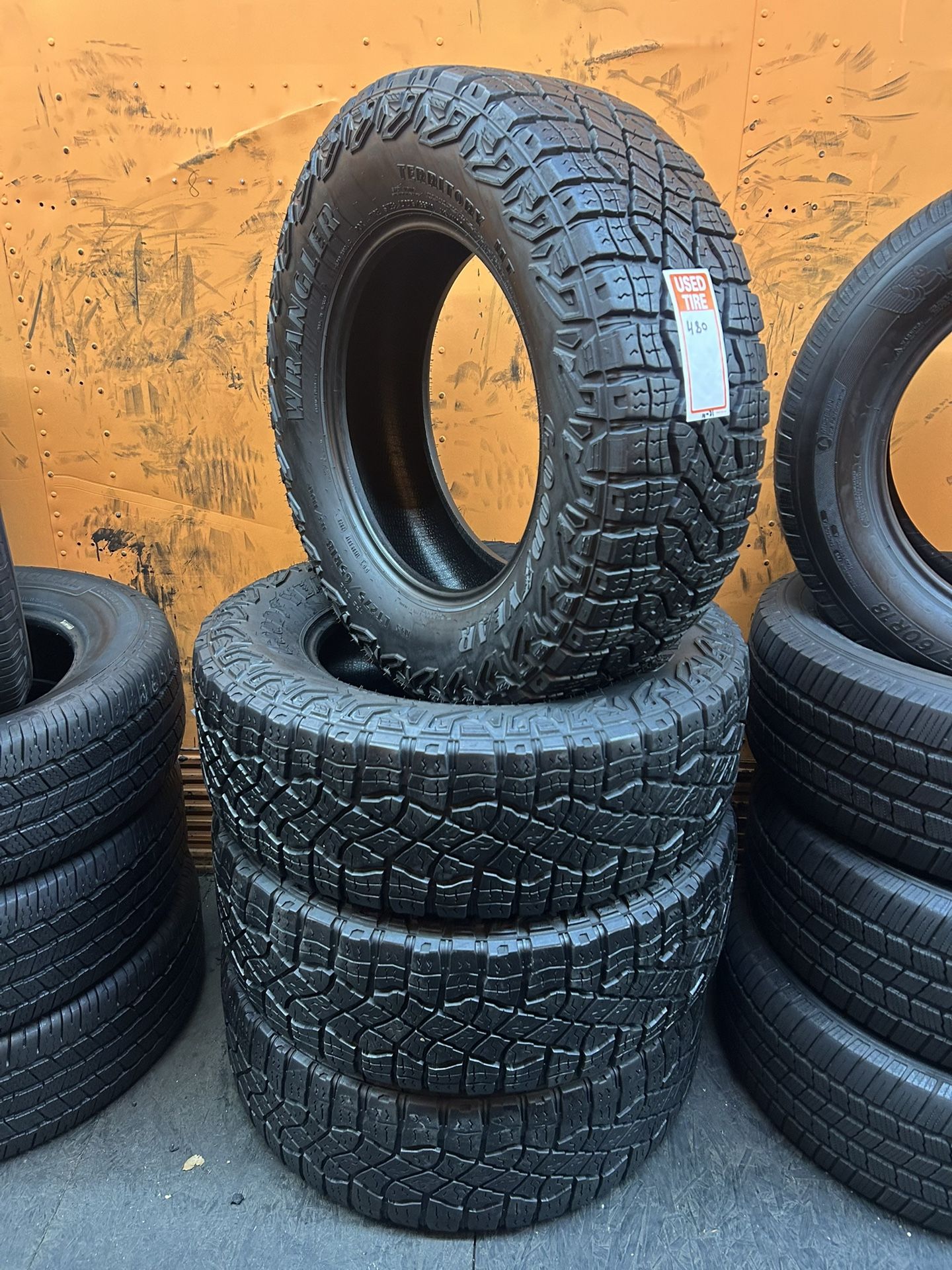 275/65R18 Goodyear Wrangler Territory High Tread M/T Full Tire Set