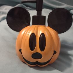 Disney pumpkin Mickey soap dispenser