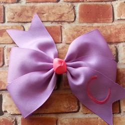 Embroidered hair bows