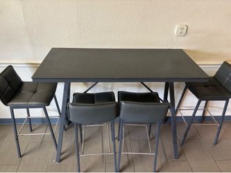 Bar and stools
