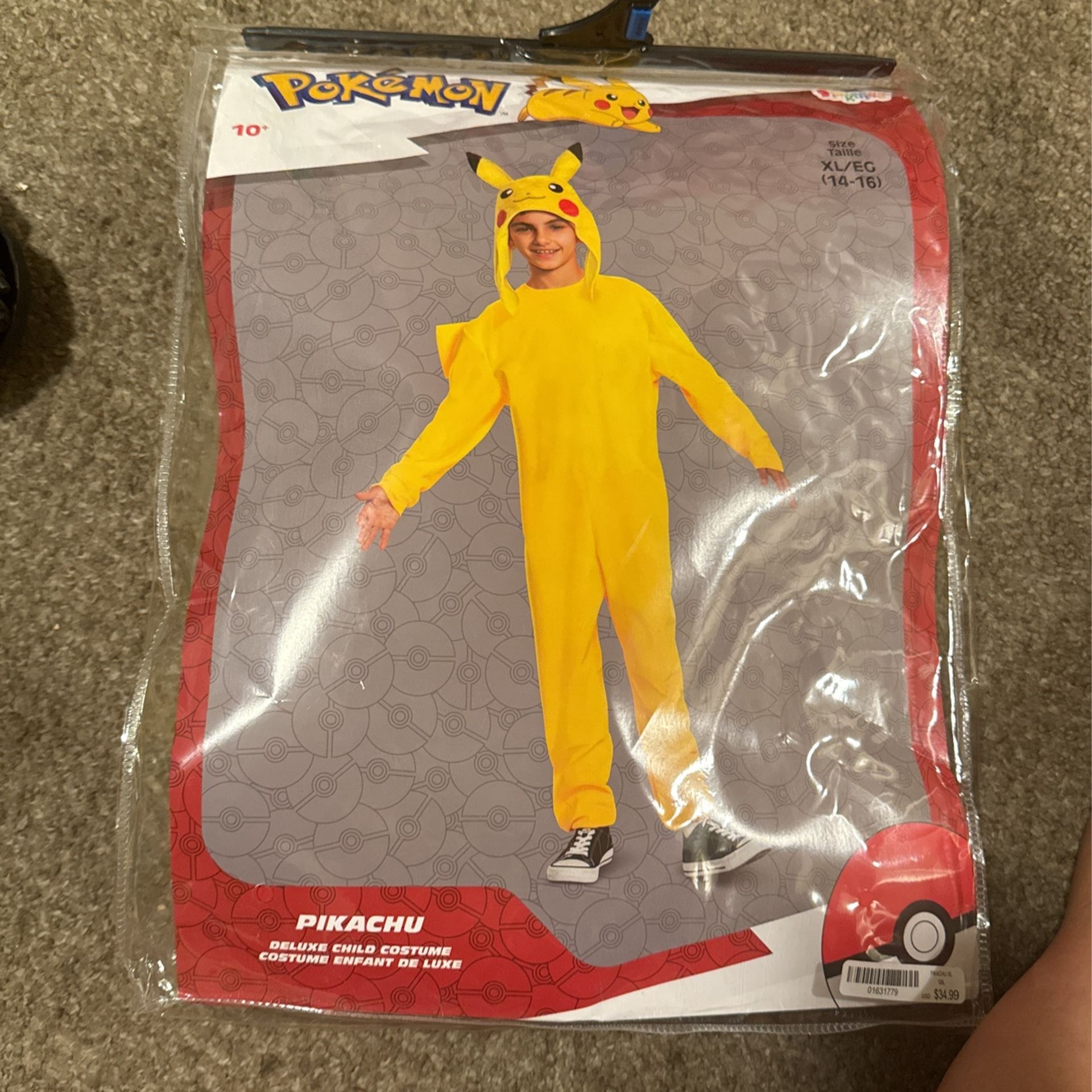 Brand New Pikachu Costume 