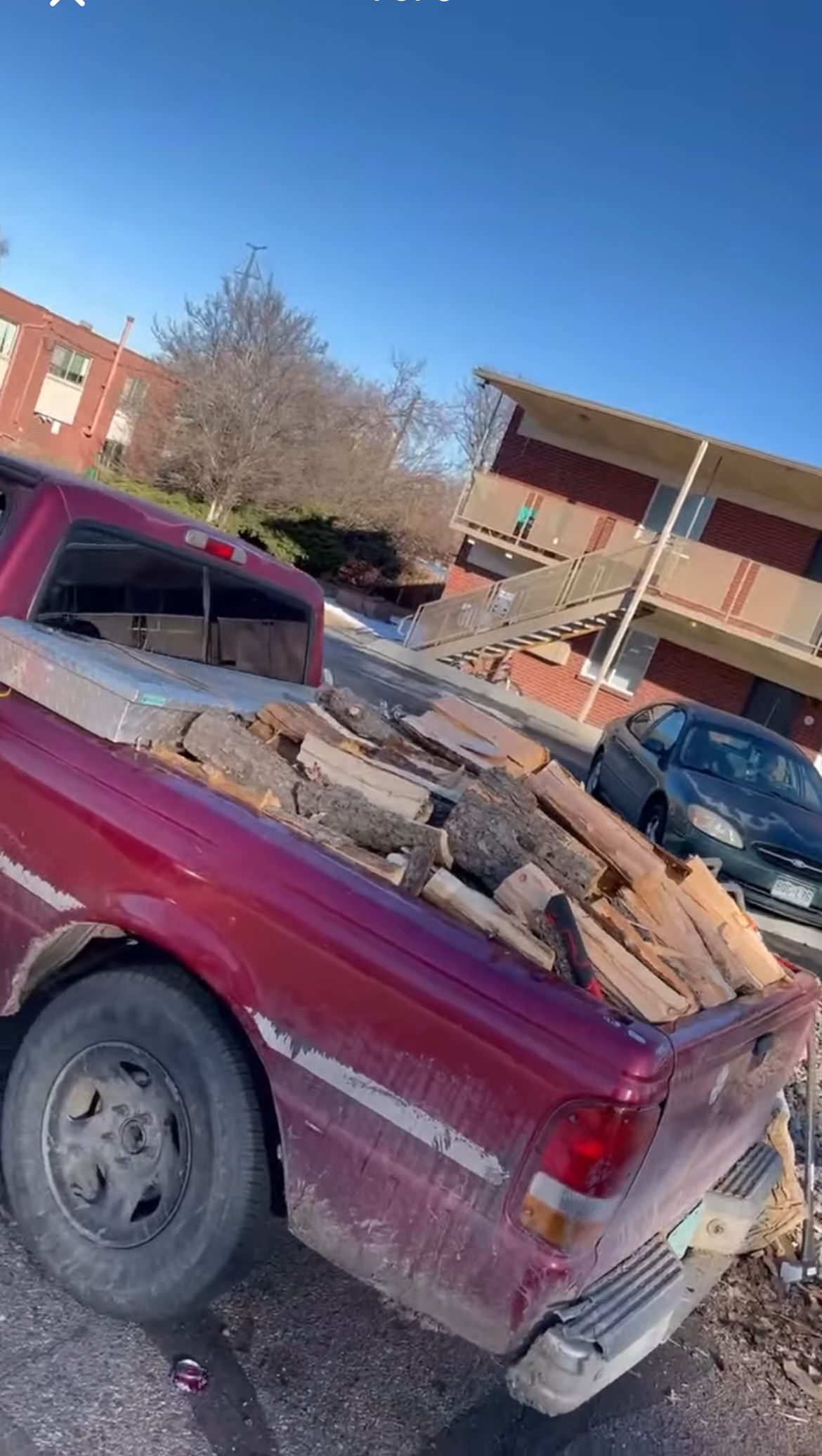 Firewood Split And Ready For Stove