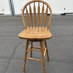 Wooden Bar Stool (available now) 