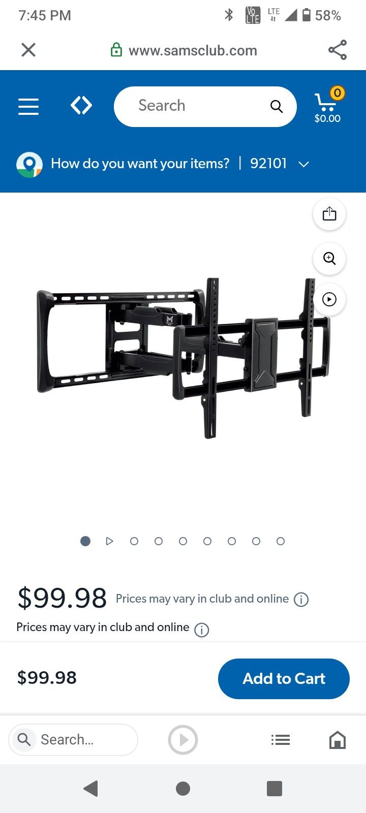 T.V. Mount