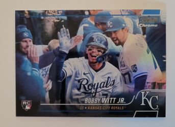 2022 Stadium Club Chrome Refractor Bobby Witt Jr#/199! Kansas City Royal s 