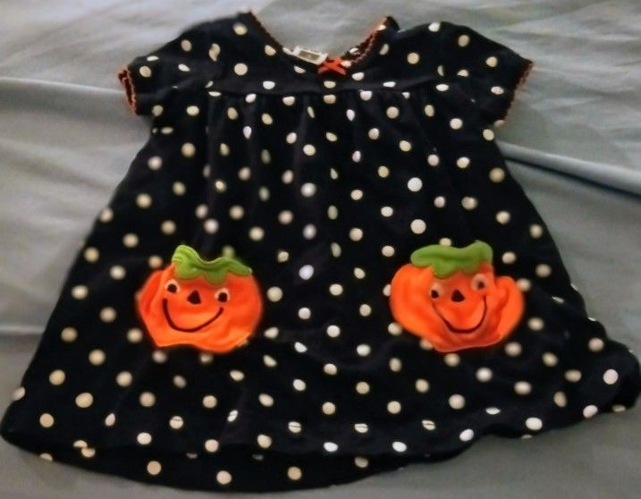 3 Month Pumpkin Dress 