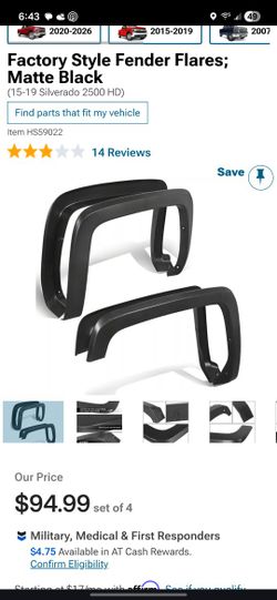 Chevy Silverado 2500 HD Fender Flares