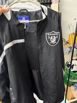 NFL Raiders Team Apparel Zip-Up Jacket