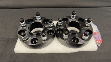 1.5 inch 5x5 Hubcentric Wheel Spacers for 2018-2024 Wrangler JL, 2011-2024 Grand Cherokee WK2 WL, 2011-2023 Durango, 5x127mm Forged Wheel Spacer with 