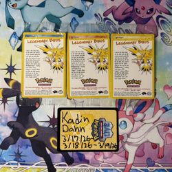 Legendary Birds Trio (Sealed) Promos