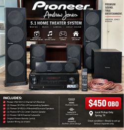 Pioneer Andrew Jones 5.1 Home Theater System