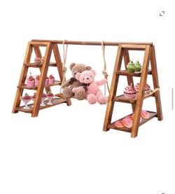Gibson Home Truss Peak 3 Tier Serving Tray for Party...