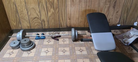 Home gym weight set