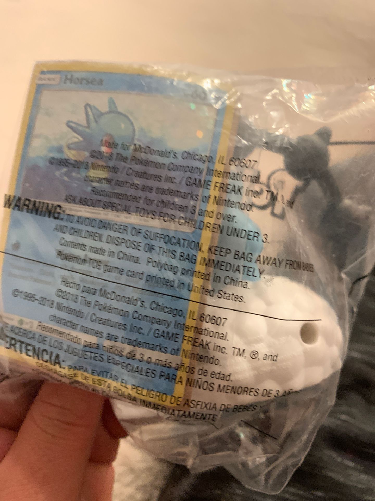 Brand new Pokémon toy & collection card of figure